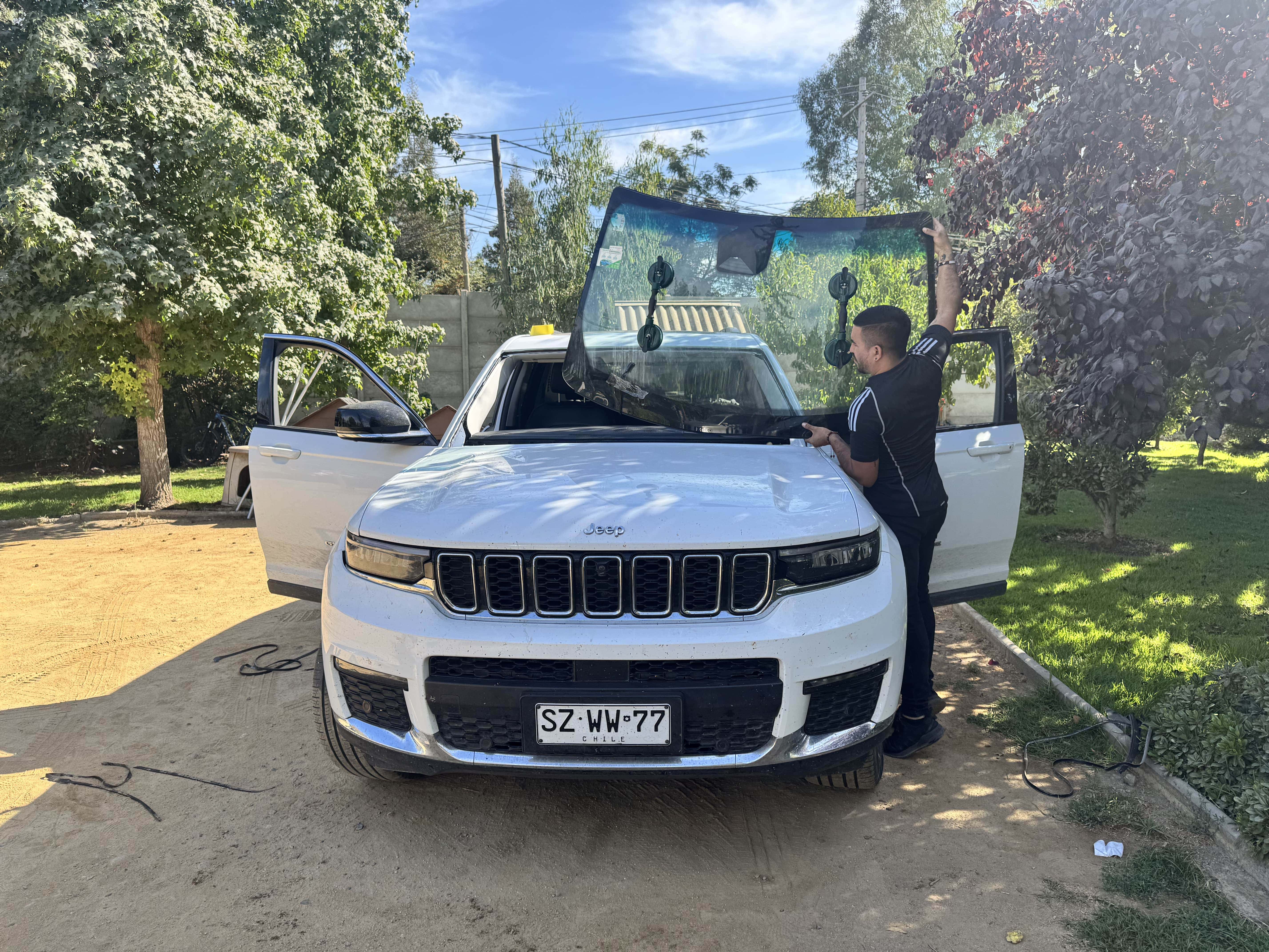Instalación y cambio de parabrisas a domicilio en Santiago de Chile